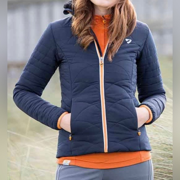 Shires Aubrion Fairmount Padded Coat Navy Size XS - Picture 1 of 6